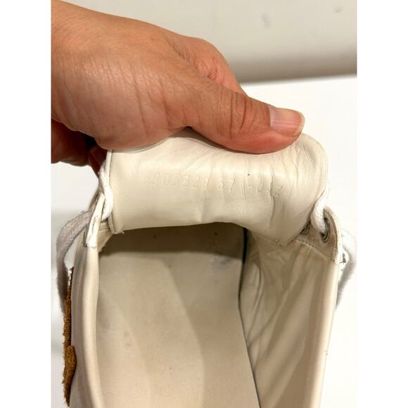 Gucci Leather Web Ace Lace Up Embroidered Loved Sneakers White Womens Size 37 - Picture 6 of 7